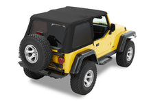 Load image into Gallery viewer, Trektop Slantback Soft Top For Jeep 1997-2006 Wrangler TJ Black Diamond Bestop