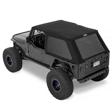 Load image into Gallery viewer, Trektop Slantback Soft Top For Jeep 2004-2006 Wrangler TJ Black Premium Twill Bestop