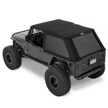 Load image into Gallery viewer, Trektop Slantback Soft Top For Jeep 2004-2006 Wrangler TJ Black Premium Twill Bestop