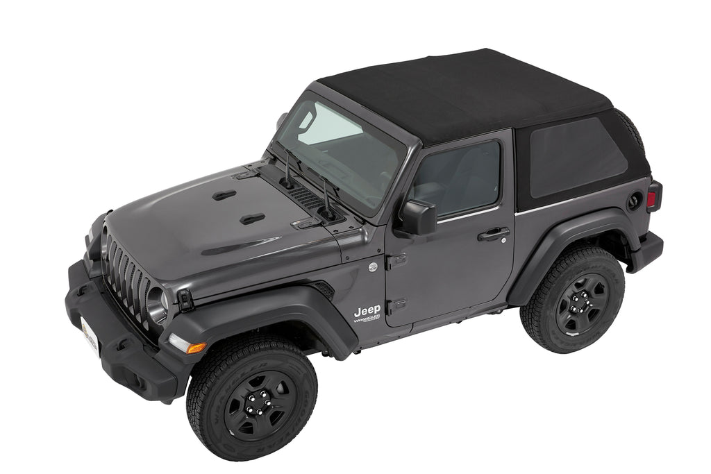 Trektop Jeep '18-26 Wrangler JL 2-Door Premium Black Twill Bestop