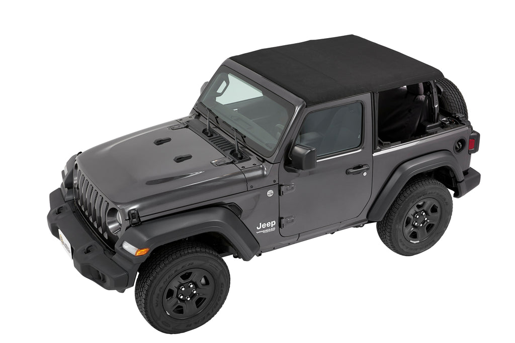Trektop Jeep '18-26 Wrangler JL 2-Door Premium Black Twill Bestop
