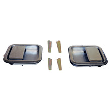 Load image into Gallery viewer, Chrome Exterior Door Handle Kit for 82-06 Jeep CJs, YJ, TJ w/ Full Steel Doors Crown Automotive