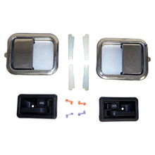 Load image into Gallery viewer, Full Interior and Exterior Chrome Door Handle Kit for 82-06 Jeep CJ-7, 8, YJ, TJ Crown Automotive