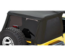 Load image into Gallery viewer, Window Replacement Set For Jeep 1997-2006 Wrangler TJ Fits Trektop Black Premium Twill Bestop