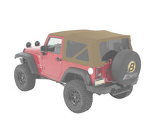 Load image into Gallery viewer, Window Replacement Set For Jeep 2007-2018 Wrangler JK 2 Door Fits Supertop 54822 or Replace-A-Top 79846 Pebble Beige Twill Bestop