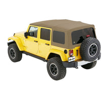 Load image into Gallery viewer, Window Replacement Set For Jeep 2007-2018 Wrangler JK 4 Door Fits Supertop 54823 or Replace-A-Top 79847 Pebble Beige Twill Bestop
