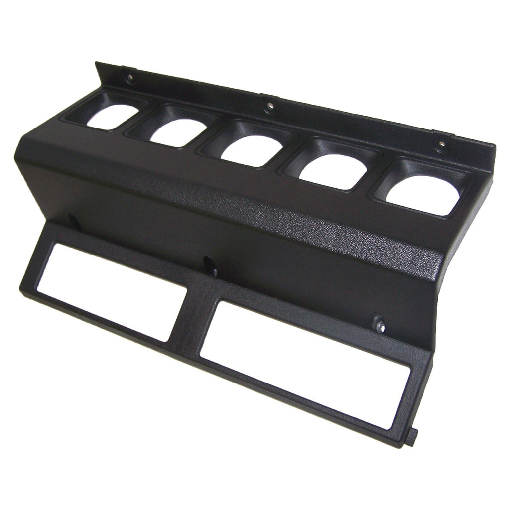 Black Instrument Housing Panel for 1987-1995 Jeep YJ Wrangler Crown Automotive
