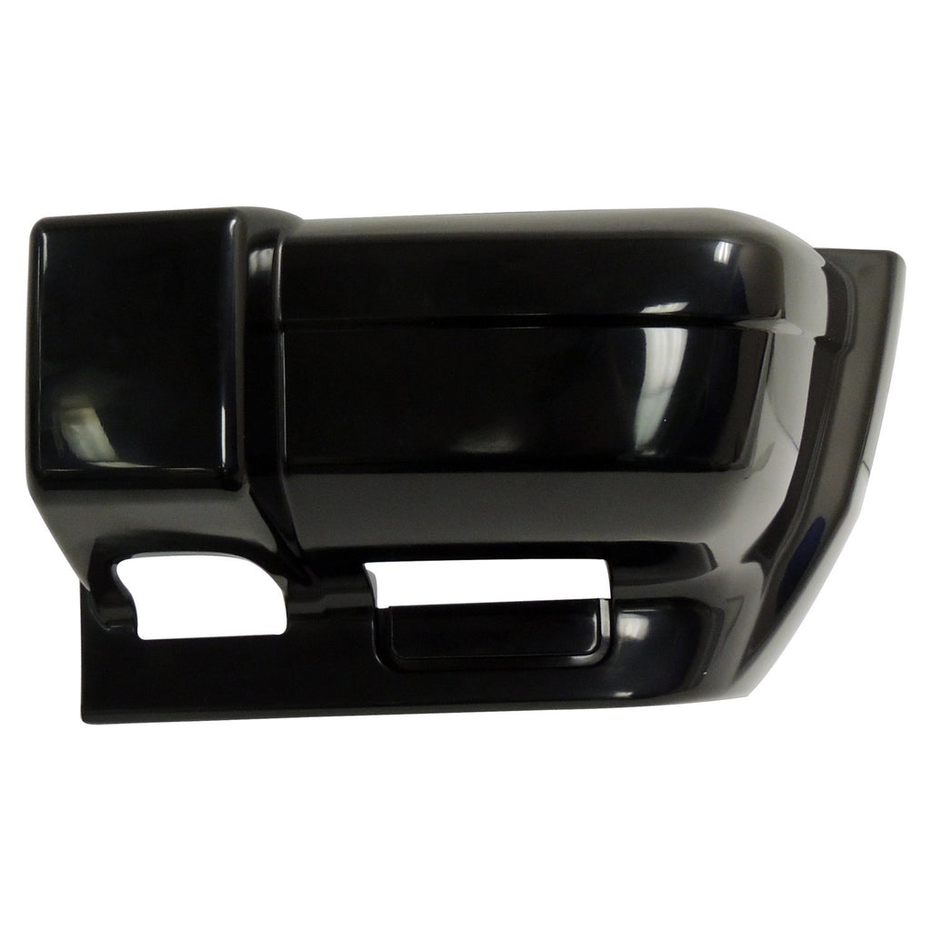 Front Left Bumper End Cap for 1997-2001 Jeep XJ Cherokee, Flat Black Finish Crown Automotive