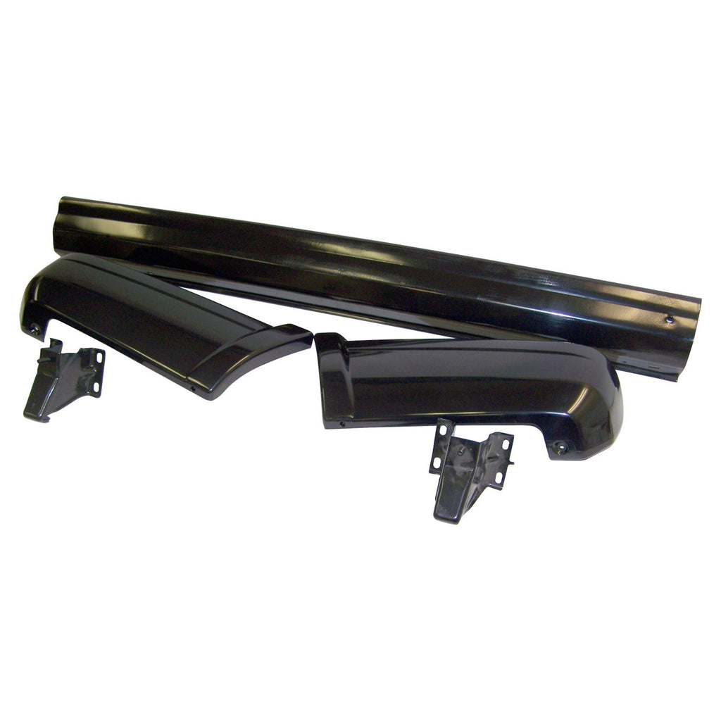 Black Rear Bumper Kit for 1997-2001 Jeep XJ Cherokee Crown Automotive