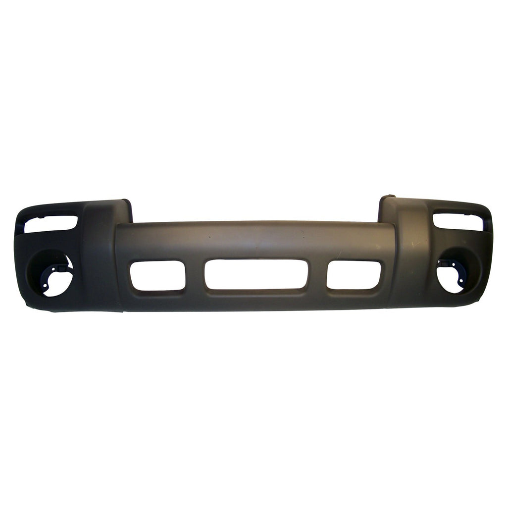 Front Fascia for 2002-2004 Jeep KJ Liberty, Gray Textured Finish Crown Automotive