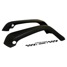 Load image into Gallery viewer, Front Textured Black Fender Flare Kit for 07-18 JK Wrangler, Incl. Hardware Crown Automotive