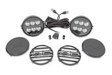 Load image into Gallery viewer, Black Series Halo LED Light Pair | White/Amber DRL | 6.5 Inch | Round