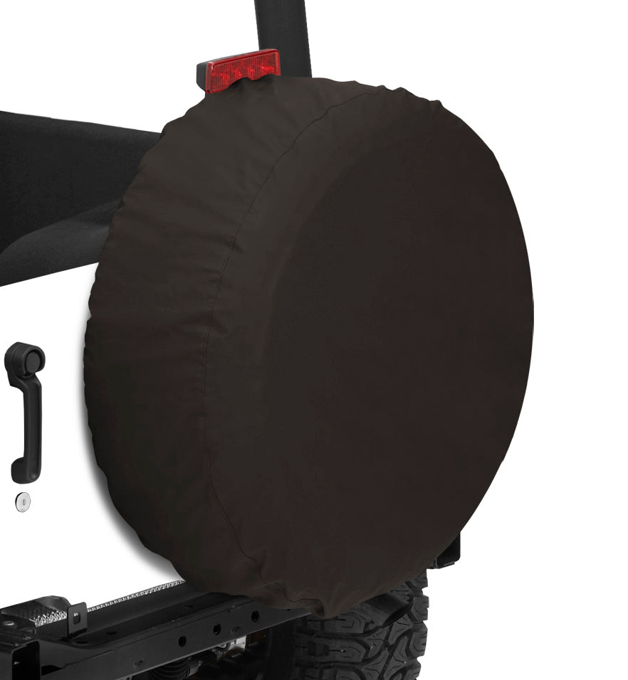 Spare Tire Covers Size 28 Inch x 8 Inch Premium Fabric Black Crush Bestop