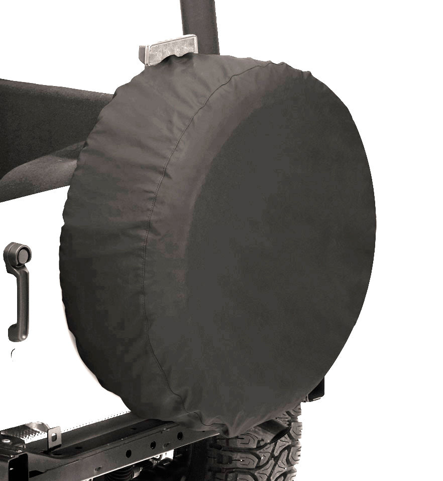 Spare Tire Covers Size 31 Inch x 11 Inch Premium Fabric Black Denim Bestop