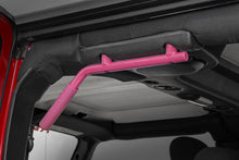 Load image into Gallery viewer, Jeep Solid Steel Grab Handle Set 07-18 Wrangler JK Pink Rough Country