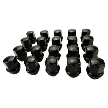 Load image into Gallery viewer, Black Lug Nut Kit for 2011+ Jeep JL, JT, WK2, &amp; WL Models, M14 x 1.5 Threads Crown Automotive