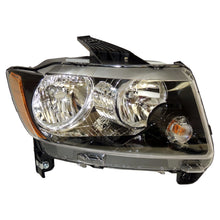 Load image into Gallery viewer, Right Headlight Assy for 11-17 Jeep MK Compass w/ Halogen Bulbs w/ Black Bezel Crown Automotive
