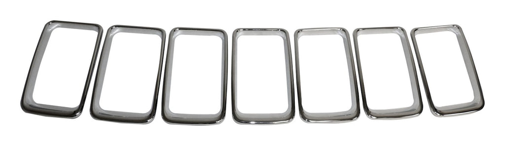 Polished Chrome Grille Insert Set for 2014-2016 Jeep WK Grand Cherokee Crown Automotive