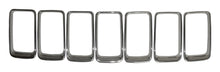 Load image into Gallery viewer, Brushed Platinum Grille Insert Set for 2015-2016 Jeep WK Grand Cherokee Crown Automotive