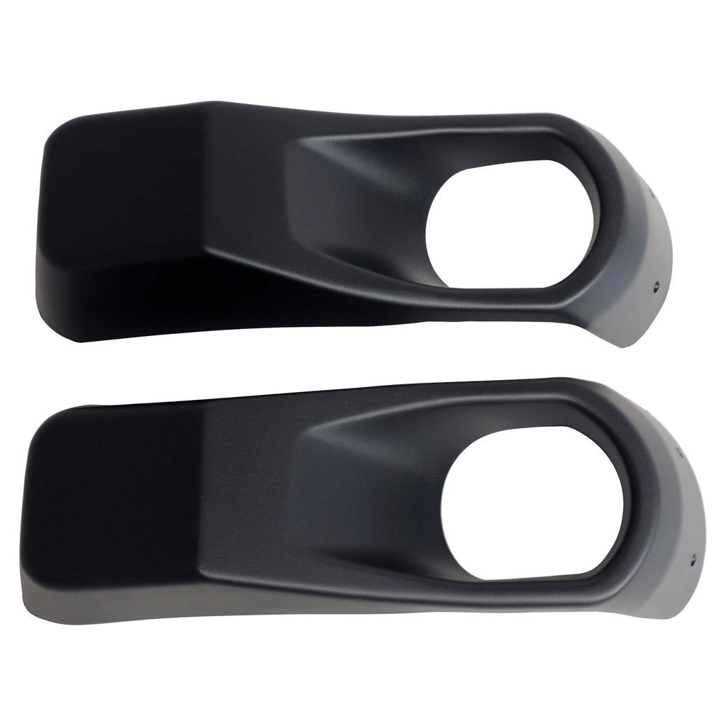 Front Fog Light Bezel Set for 2018+ Jeep JL Wrangler & 2020+ Jeep JT Gladiator Crown Automotive