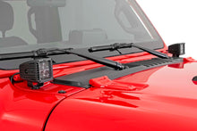 Load image into Gallery viewer, Jeep 2 Inch LED Cube Easy-Mount Kit 18-20 Wrangler JL 20-Up Gladiator-Black Series w/White DRL Rough Country