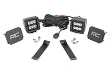 Load image into Gallery viewer, LED Light Kit Ditch Mount 2 Inch Black Pair Spot Jeep KL 14-21 Rough Country