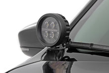 Load image into Gallery viewer, LED Light Kit Ditch Mount 2 Inch Black Pair Spot Jeep KL 14-21 Rough Country