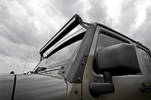 Load image into Gallery viewer, Jeep 50-Inch Straight LED Light Bar Upper Windshield Kit w/ 50 Inch Black Series LED Light 07-18 Wrangler JK Rough Country