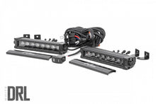 Load image into Gallery viewer, 8 Inch CREE LED Light Bar Single Row, Pair Black Series w/Cool White DRL Rough Country