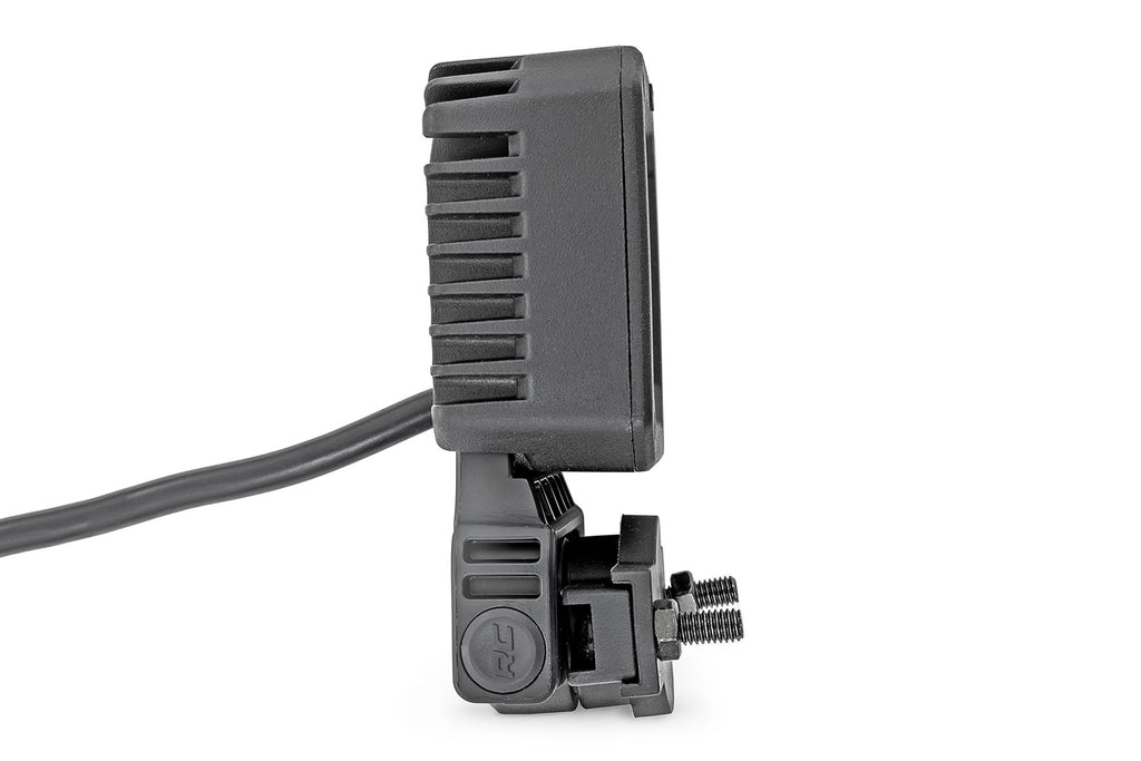 LED Light Pair 2 Inch Square Flood Swivel Mount Rough Country