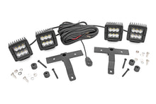 Load image into Gallery viewer, Jeep Quad LED Light Pod Kit -Black Series 18-20 JL 20-Up Gladiator Rough Country