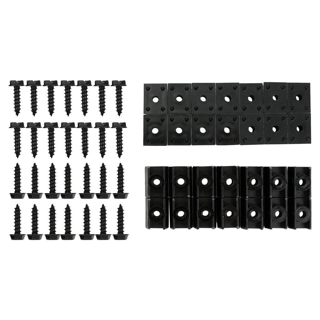 Fender Flare Hardware Kit for 55-86 CJ-5, CJ-6, CJ-7, Incl. 28 Screws & 28 Nuts Crown Automotive