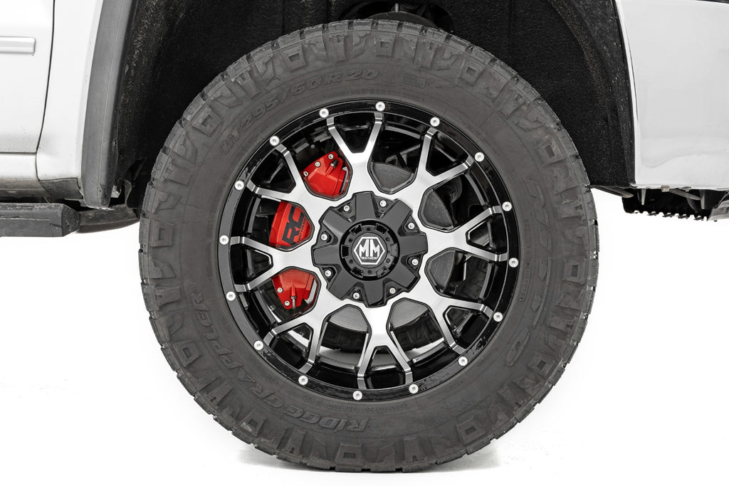 Caliper Cover Red 07-18 Jeep Wrangler JK Rough Country