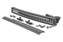 Load image into Gallery viewer, 30 Inch Curved CREE LED Light Bar Dual Row Black Series w/Amber DRL Rough Country