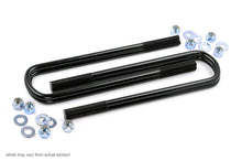 Load image into Gallery viewer, 5/8 Inch Semi-Round U Bolts 3.125 x 16.0 E Coated Black Corrosion Resistant Set of 4 Rough Country