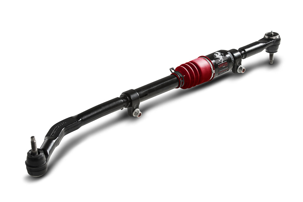 Jeep Drag Link Top Mount Drilled Knuckle w/ Griffin Red Bellow Yeti XD For 07-18 Wrangler JK Steer Smarts