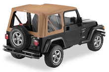 Load image into Gallery viewer, Replace-A-Top for OEM Hardware For Jeep 1997-2002 Wrangler TJ Clear Spice Sailcloth No Door Skins Included Bestop