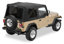 Load image into Gallery viewer, Replace-A-Top for OEM Hardware For Jeep 1988-1995 Wrangler YJ Tinted Black Sailcloth Upper Door Skins Included Bestop