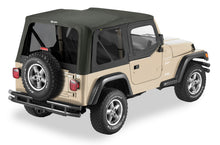 Load image into Gallery viewer, Replace-A-Top for OEM Hardware For Jeep 1997-2002 Wrangler TJ Tinted Black Sailcloth Upper Door Skins Included Bestop