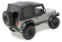 Load image into Gallery viewer, Replace-A-Top for OEM Hardware For Jeep 2003-2006 Wrangler TJ Tinted Black Diamond Sailcloth Upper Door Skins Included Bestop