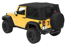 Load image into Gallery viewer, Replace-A-Top for OEM Hardware For Jeep 2007-2009 Wrangler JK 2 Door Tinted Black Diamond Sailcloth No Door Skins Included Bestop