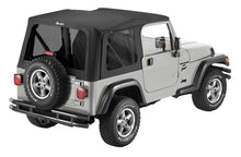 Load image into Gallery viewer, Replace-A-Top for OEM Hardware For Jeep 1997-2002 Wrangler TJ Tinted Black Sailcloth No Door Skins Included Bestop