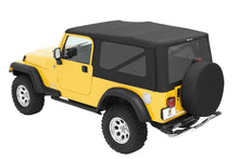 Load image into Gallery viewer, Replace-A-Top for OEM Hardware For Jeep 2004-2006 Wrangler TJ Tinted Black Diamond Sailcloth No Door Skins Included Bestop