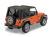 Load image into Gallery viewer, Replace-A-Top for OEM Hardware For Jeep 2003-2006 Wrangler TJ Tinted Black Diamond Sailcloth No Door Skins Included Bestop