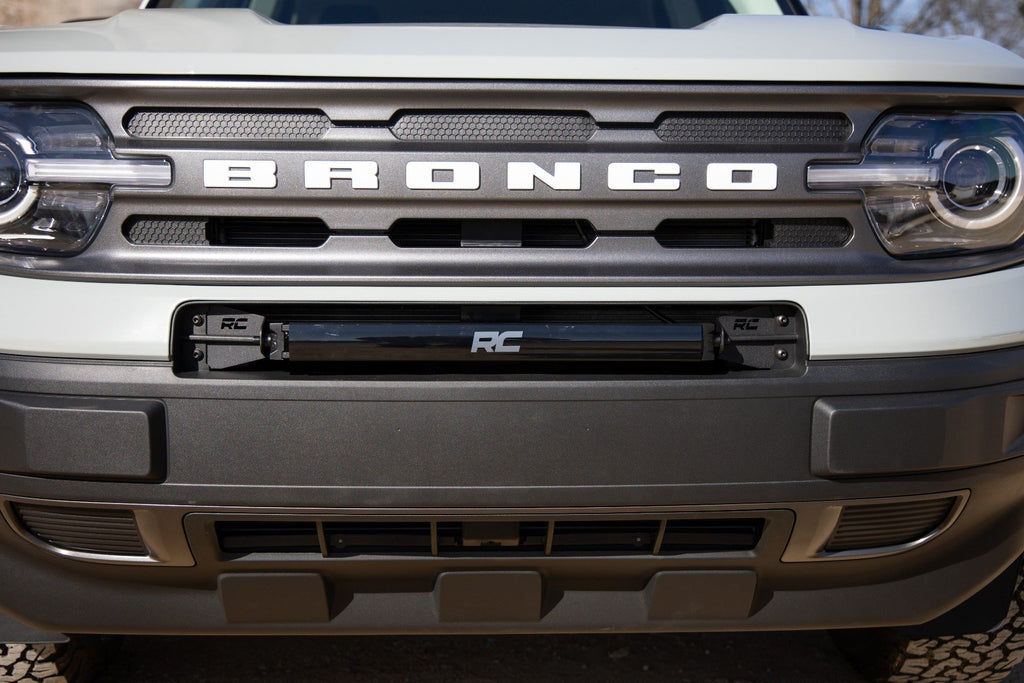 20 Inch Black Series LED Light Bar | Single Row | Cool White DRL