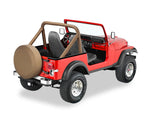 Sport Bar Cover - '80-83 CJ5 / '80-86 CJ7 (Tan) - 80007-04 - Bestop-Clearance