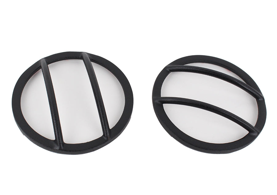 Jeep JK Front Marker Covers Pair 07-18 Wrangler JK Textured Black Kentrol