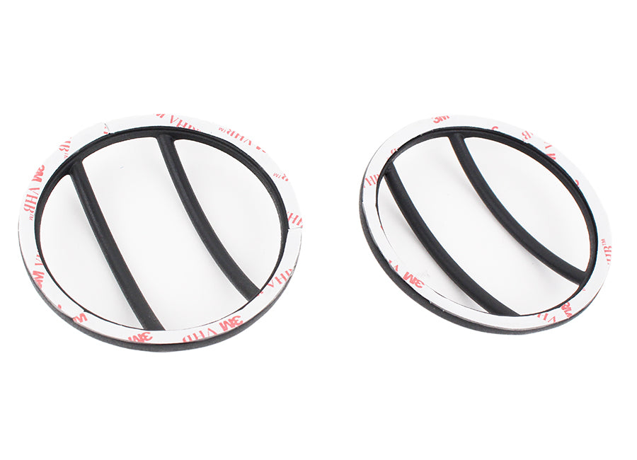 Jeep JK Front Marker Covers Pair 07-18 Wrangler JK Textured Black Kentrol