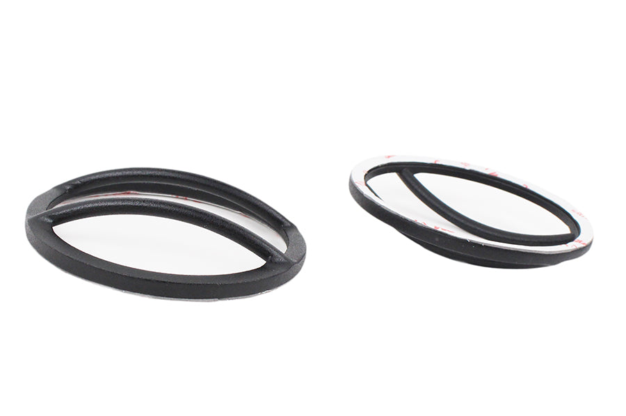 Jeep JK Front Marker Covers Pair 07-18 Wrangler JK Textured Black Kentrol