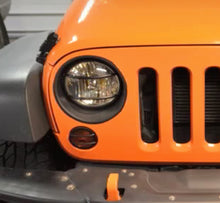 Load image into Gallery viewer, Jeep JK Front Marker Covers Pair 07-18 Wrangler JK Textured Black Kentrol